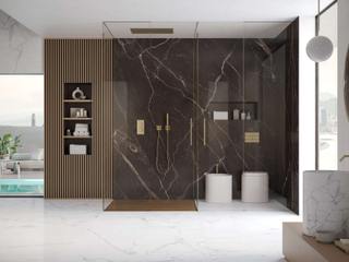 Doccia Doppio Servizio, SILVERPLAT SILVERPLAT Phòng tắm phong cách hiện đại