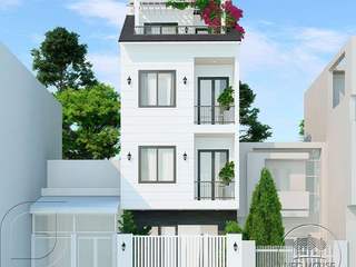 Thiết kế nhà phố 4 tầng mái thái 6x9m hiện đại đẹp tại Nha Trang, NEOHouse NEOHouse Müstakil ev