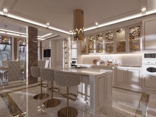 Townhouse Design with 100 m² Floor Area, Interior Designer Maria Green Interior Designer Maria Green Built-in kitchens