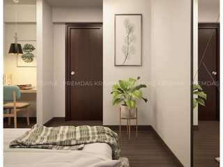 Modern Luxury Home Interiors, Premdas Krishna Premdas Krishna Small bedroom