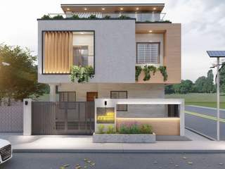 A S Residency, Cfolios Design And Construction Solutions Pvt Ltd Cfolios Design And Construction Solutions Pvt Ltd Bungalows
