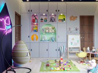 Kid's Playroom, Ravi Prakash Architect Ravi Prakash Architect Cuarto del bebé