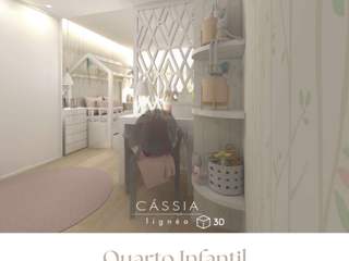 Suite |Projeto 3D, Cássia Lignéa Cássia Lignéa غرفة النوم الرئيسية