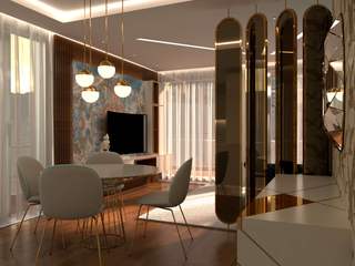 Povoa de Varzim T3 luxo, Angelourenzzo - Interior Design Angelourenzzo - Interior Design Apartemen