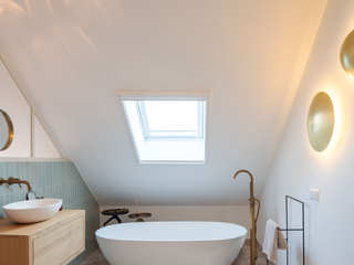 badkamer en suite, IJzersterk interieurontwerp IJzersterk interieurontwerp حمام