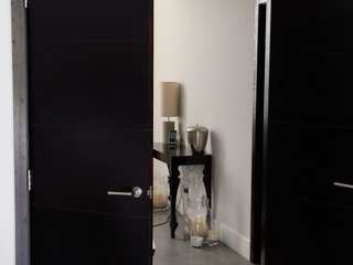 Black Ash Veneered Doors with Feature Grooves, Evolution Panels & Doors Ltd Evolution Panels & Doors Ltd Puertas interiores