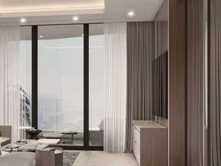 Redefining Apartment Living: Antonovich Group's Services for Modern Living Room Interior Design, Luxury Antonovich Design Luxury Antonovich Design غرفة المعيشة