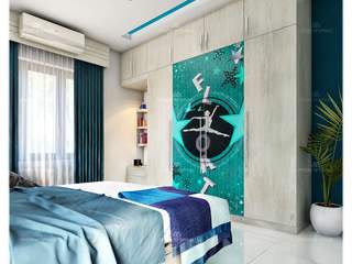 Discover Unique Bedroom Interior Designs , Monnaie Interiors Pvt Ltd Monnaie Interiors Pvt Ltd غرفة النوم الرئيسية