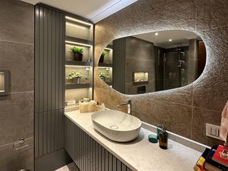 Banyo Tadilatı, Yeşil Aks Mimarlık Yeşil Aks Mimarlık Modern Banyo