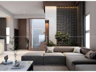 Where design meets comfort: Our stunning home interiors , Monnaie Architects & Interiors Monnaie Architects & Interiors モダンデザインの リビング