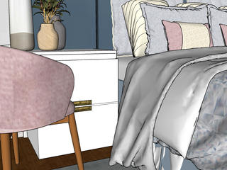3D project _ Quarto perfeito numa casa de sonho, Oloft Oloft Phòng ngủ chính