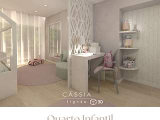 Suite |Projeto 3D, Cássia Lignéa Cássia Lignéa غرفة النوم الرئيسية