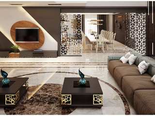 Livingroom Interior Design, Premdas Krishna Premdas Krishna Nowoczesny salon