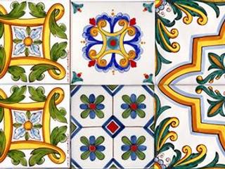 Patchworks, CEAR Ceramiche Azzaro & Romano Srl CEAR Ceramiche Azzaro & Romano Srl Mediterranean style walls & floors