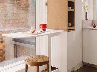 Rumah Orchid Fourteen a.m. Single family home Property, Wood, Interior design, Orange, Table, Flooring, Floor, Hardwood, Real estate, Wood stain