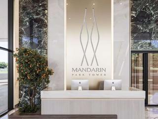 Mandarin Park Tower's Reception Lobby Interior Design Execution by Antonovich Group , Luxury Antonovich Design Luxury Antonovich Design Other spaces