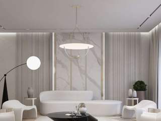 Seamless Sophistication: Modern Living Room Interior Design, Luxury Antonovich Design Luxury Antonovich Design Modern Living Room