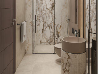 Modern Bathroom Interior Design and Sanitary Solution , Luxury Antonovich Design Luxury Antonovich Design Minimalist style bathroom
