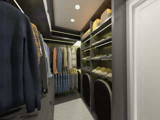 Closet Masculino, RC INTERIORES RC INTERIORES Ruang Ganti Modern