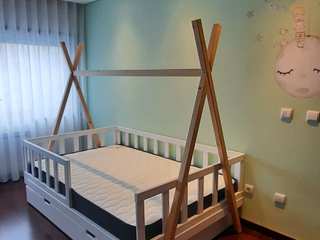 quarto menino em tons aqua, Magic Nest Magic Nest Habitaciones para niños