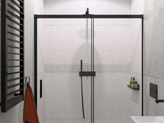 Projekt małej łazienki w Rzeszowie, MACZ Architektura - Architekt wnętrz Rzeszów MACZ Architektura - Architekt wnętrz Rzeszów Modern style bathrooms