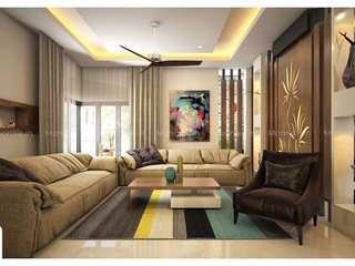 Transform Your Living Room with Beautiful Designs... , Monnaie Architects & Interiors Monnaie Architects & Interiors モダンデザインの リビング