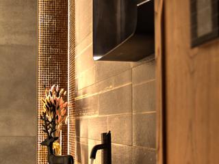 Der Berg ruft – Gäste-WC im Altholzstil by Tegernseer Bad®, Stefan Necker - Tegernseer Badmanufaktur Stefan Necker - Tegernseer Badmanufaktur Modern Bathroom