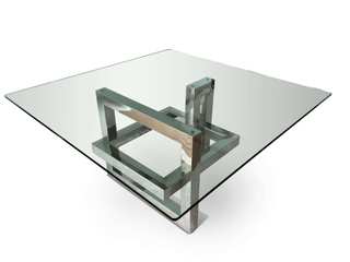 IOS - La mesa de vidrio cuadrada más artística, GONZALO DE SALAS GONZALO DE SALAS Moderne Esszimmer