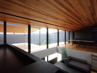 Connect House, 株式会社 空間建築-傳 株式会社 空間建築-傳 Living room