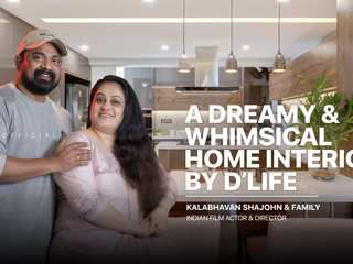 The Home of Indian Film Actor and Director Mr Shajohn Is Truly Unique and Special, DLIFE Home Interiors DLIFE Home Interiors Flat