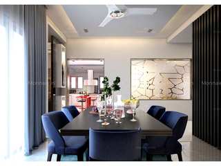 Designs That Delight: Gorgeous Dining Room Interiors, Monnaie Architects & Interiors Monnaie Architects & Interiors Moderne Esszimmer