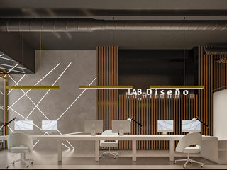 Oficina_Trabajar y Recibir, MAS Diseño MAS Diseño Estudios y oficinas eclécticos
