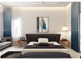 Create Your Perfect Retreat: Stylish Bedroom Inspirations..., Monnaie Interiors Pvt Ltd Monnaie Interiors Pvt Ltd Phòng ngủ nhỏ