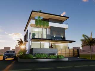 #Modern #Elegant #House, Gagan Architects Gagan Architects 빌라
