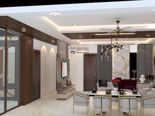 Drawing Room Design by Asri Interiors for End Customer in Sec-37, Faridabad, Asri Interiors Asri Interiors Dining room