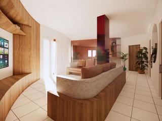 Amalfi Coast PHASEZERO Terrace house Muebles, Edificio, Comodidad, Planta, Planta de casa, Sala de estar, Encendiendo, Madera, Piso, Diseño de interiores