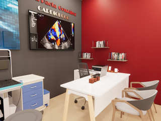 Consultorio Médico Especializado, Diseño Store Diseño Store Rustykalne domowe biuro i gabinet