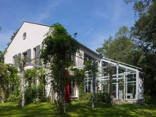 Wintergarten meets Architektenhaus, masson GmbH masson GmbH Jardines de invierno de estilo moderno