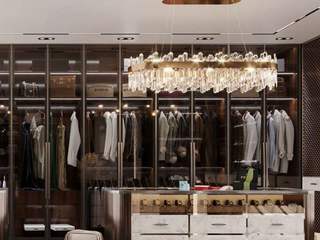 Modern Joinery Solution for Dressing Room , Luxury Antonovich Design Luxury Antonovich Design Modern Dressing Room