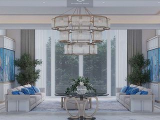 Grand Entrances, Timeless Living: Foyer and Living Room Magic, Luxury Antonovich Design Luxury Antonovich Design Villas