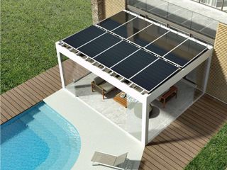 NAKED SOLAR POWER, Giulio Barbieri S.r.l. Giulio Barbieri S.r.l. Modern Balkon, Veranda & Teras