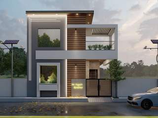 Nagpal Residency, Cfolios Design And Construction Solutions Pvt Ltd Cfolios Design And Construction Solutions Pvt Ltd Bungalow