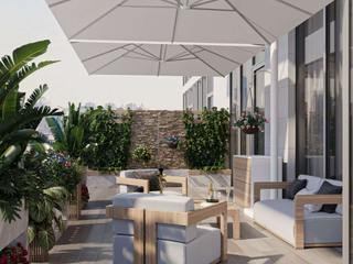 Best Outdoor Furniture in Dubai , Luxury Antonovich Design Luxury Antonovich Design Balcony