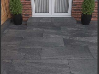Outdoor Porcelain Paving Installation - Royale Stones, Royale Stones Limited Royale Stones Limited Садовые сараи