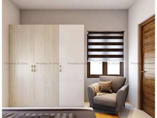 Modern Design Of Bedroom Area Interior..., Premdas Krishna Premdas Krishna Small bedroom