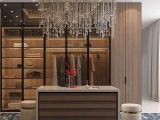 Luxurious Elegance: Antonovich Group's Dressing Room Interior Design and Joinery Solution, Luxury Antonovich Design Luxury Antonovich Design Modern Dressing Room