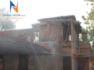 Ongoing Project In Ayathil,Kollam,Client Name - Mr. Gireesh., Infra I Nova Pvt.Ltd Infra I Nova Pvt.Ltd Villas