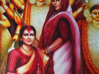 Avail “Durga Series 10” Durga Painting by Sudipta Karmakar, Indian Art Ideas Indian Art Ideas 更多房间