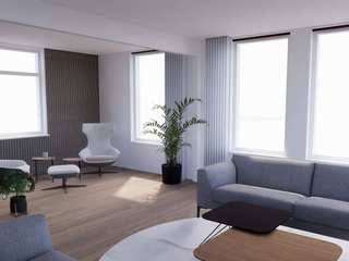 Interieurontwerp vrijstaande woning Assen, AP-Interieurarchitect AP-Interieurarchitect Modern living room