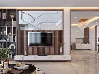 Living room interior designs, Monnaie Architects & Interiors Monnaie Architects & Interiors 모던스타일 거실